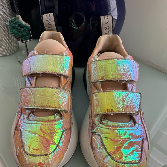 Stella McCartney Iridescent iridescent sneakers woman’s size 6 1/2   - 7 - Picture 2 of 16